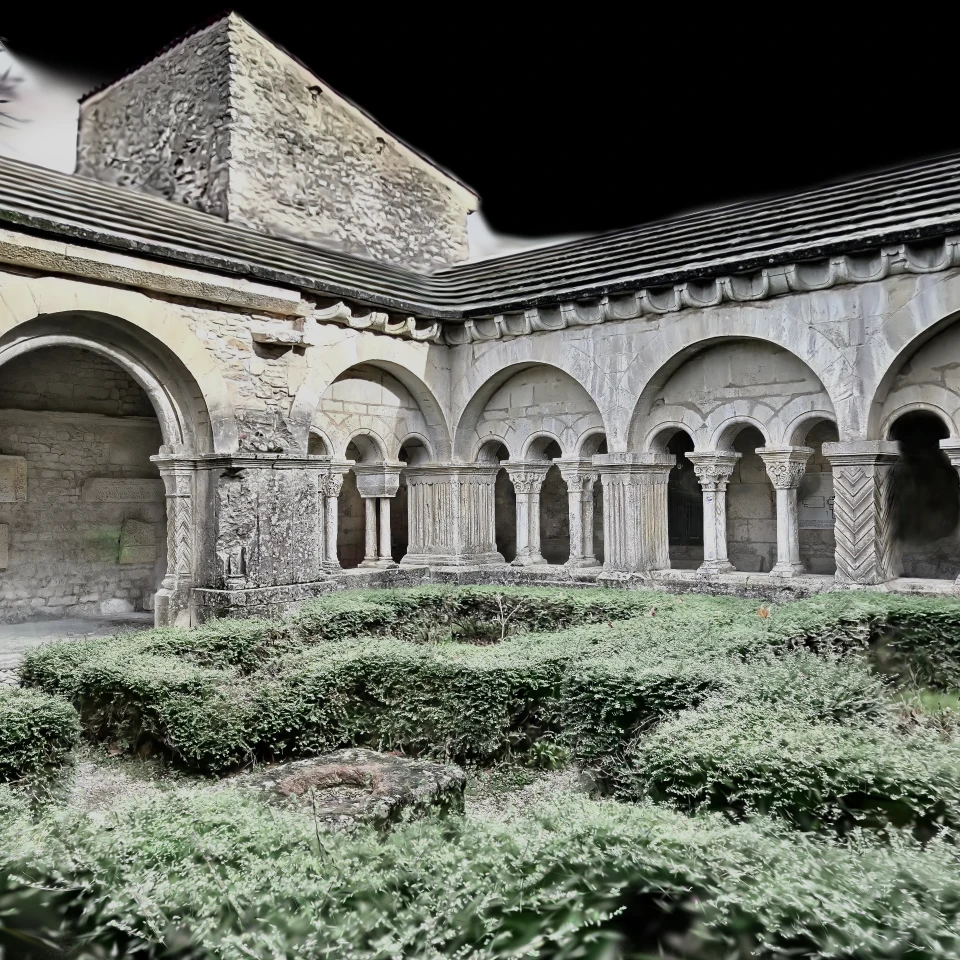 Captation 3DGS — Cloître de Vaison-la-Romaine
